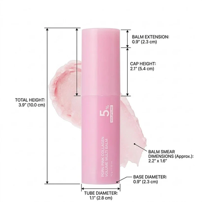 5% Volufiline PDRN Pink Collagen Multi Balm Stick